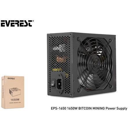 Everest EPS-1650 1650W 16* PCIe VGA Soket 14cm Fanlı Bitcoin Power Supply