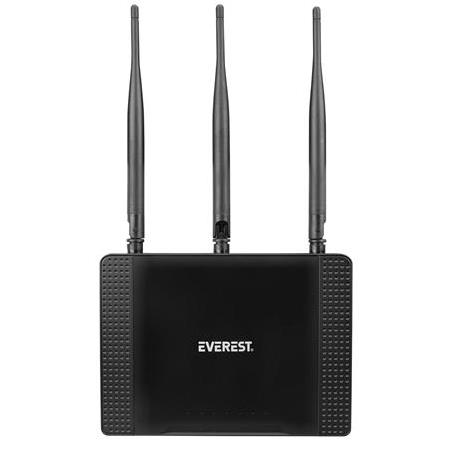 Everest EWR-674N 2.4GHz 300Mbps Wireless-N 3*5dBi Antenli Repeater+WISP+AP Destekli Kablosuz Router