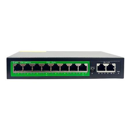 Rose PR-820 8+2 Port 10/100 Poe Switch