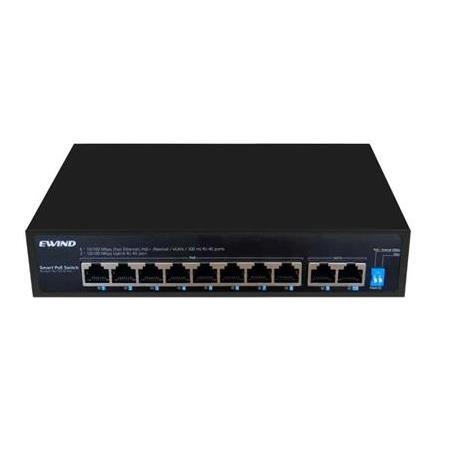 EWIND EW-S1710CFU-AP 8+2 UPLINK POE SWITCH
