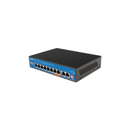 SWITCH EWIND EW-S1810GU-AP 8*FE PoE+ 2*GE Gigabit Uplink PoE 120W